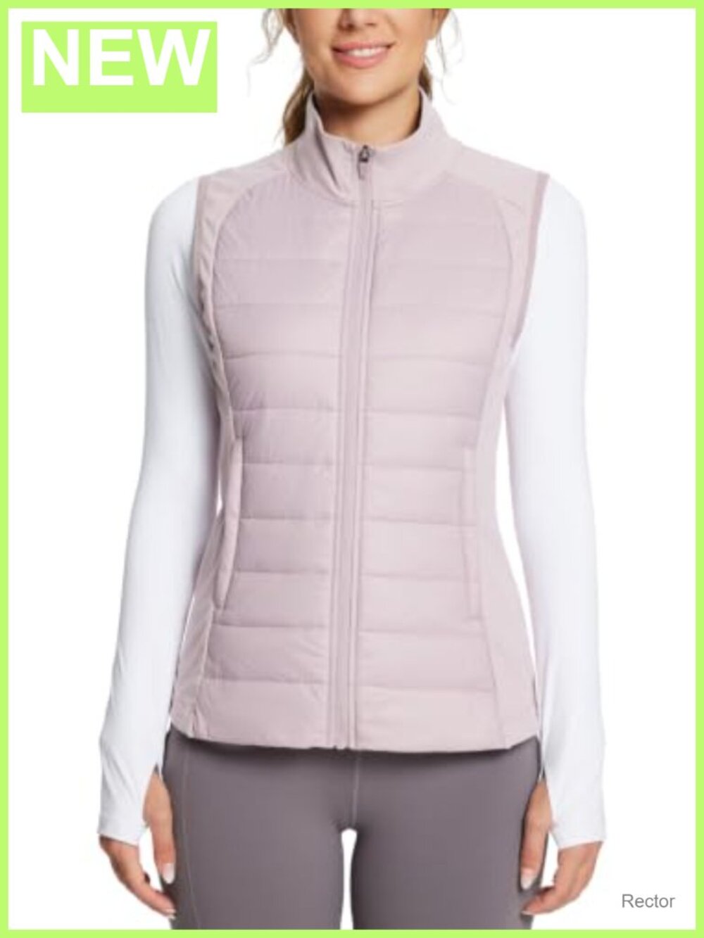 Lightweight Puffer Vest Winter Running Sleeveless Jacket